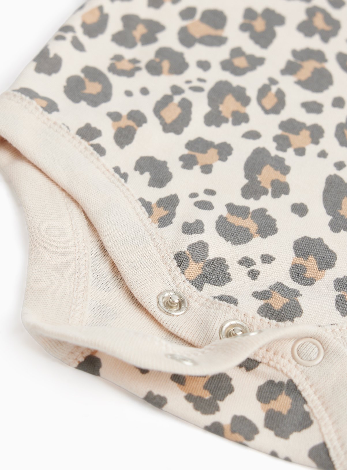 Cream & Animal Print Long Sleeve Bodysuits 5 Pack 2-3 years - Image 2 thumbnail